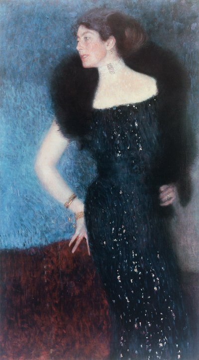 Portrait of Rose von Rosthorn-Friedmann (cropped) by Gustav Klimt